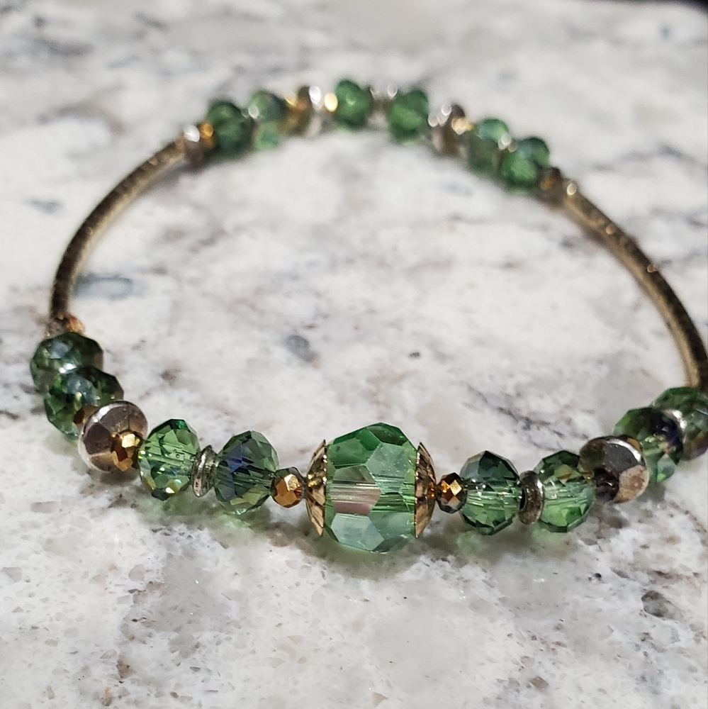 St. Patrick's Day Beaded Bracelet